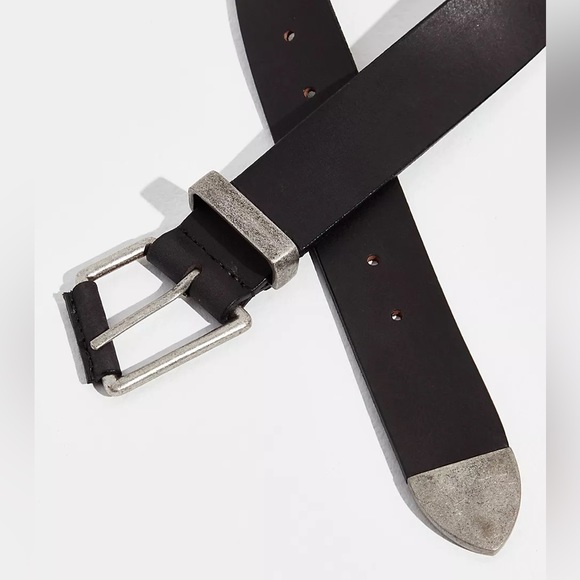 FREE PEOPLE GETTY LEATHER BELT (S/M) - Picture 3 of 6